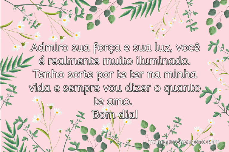 Mensagens de bom dia para a namorada  Mensagens de Bom Dia de Amor