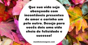 Parabéns pelo noivado