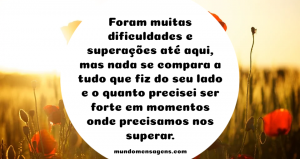 Mensagens para momentos difíceis