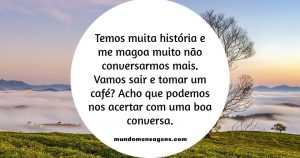 Mensagens de reaproximação